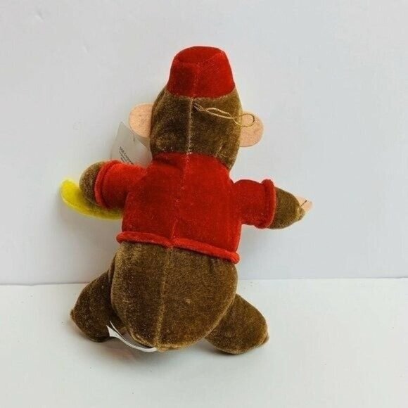 Carousel Toy Plush Monkey And Banana Stuffed Animal Zoo Circus Fair Jungle 9” - Picture 3 of 6